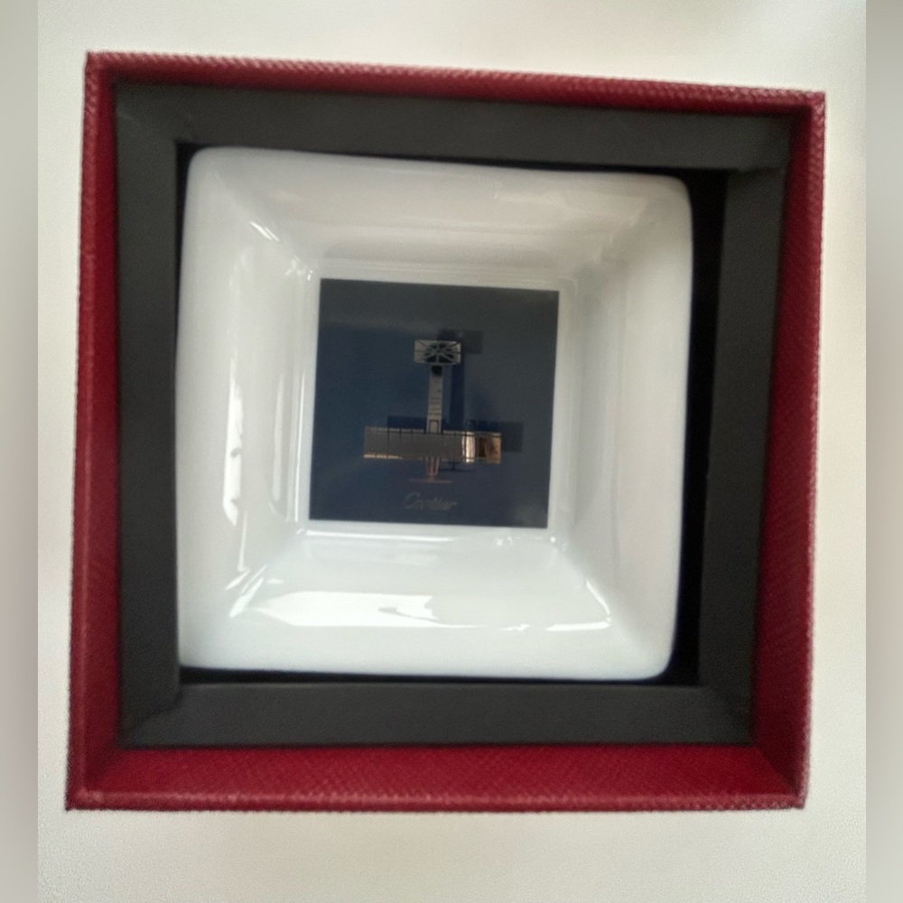 Cartier porcelain limited edition jewelry box